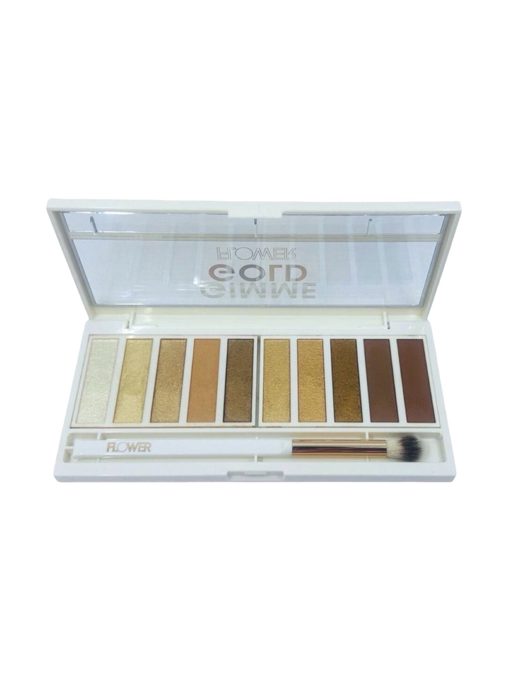 Flower Beauty Shimmer & Shade Eyeshadow Palette - 0.3 oz / 8.5g - ES3 Gimme Gold